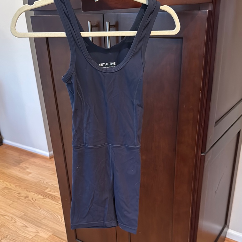 SET Active Charcoal Sleeveless Jumpsuit